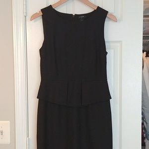 J. Crew Peplum suiting dress